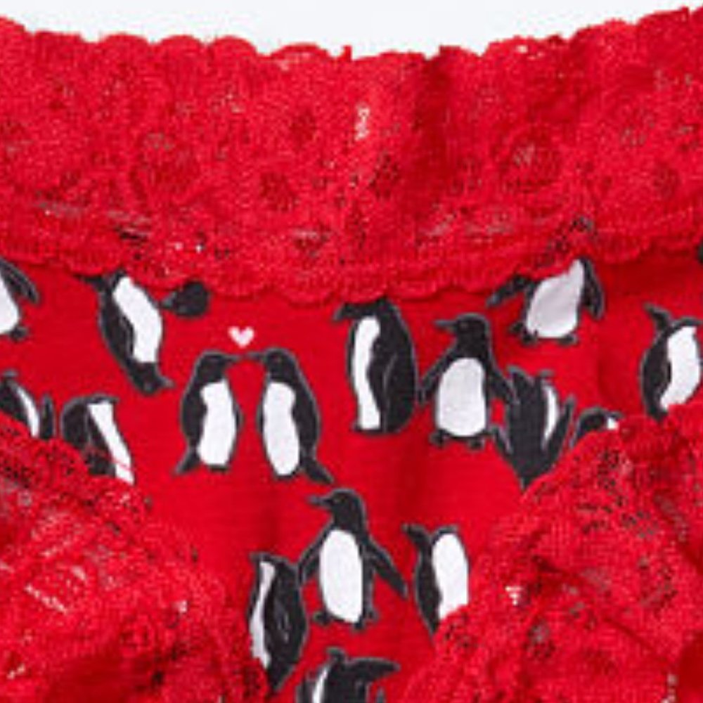 Penguins VS Cheeky Red S/M/L/XL - Picture 12 of 16